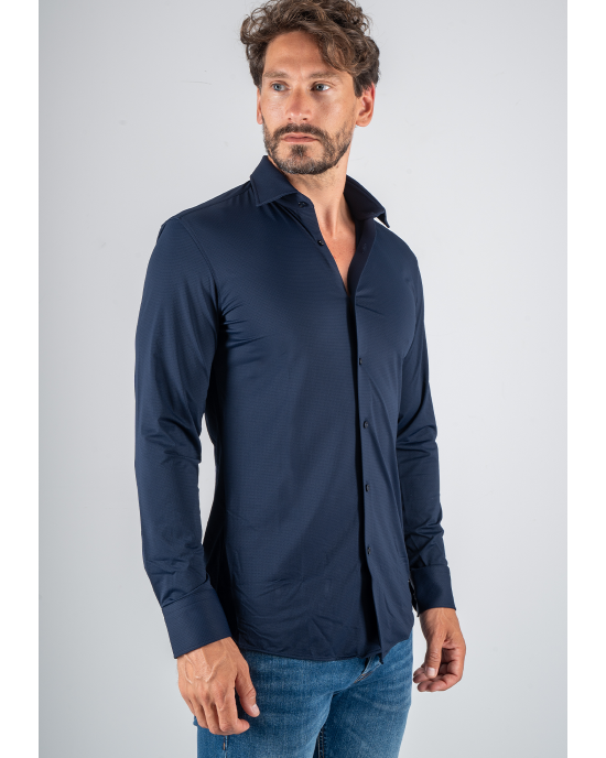 Πουκάμισο Boss μπλε SLIM FIT