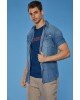 Πουκάμισο Jack n Jones μπλε Πουκάμισο Jack n Jones μπλε