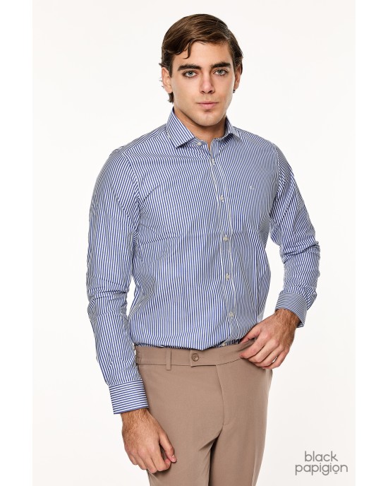 Πουκάμισο Artisti Italiani μπλέ SLIM FIT