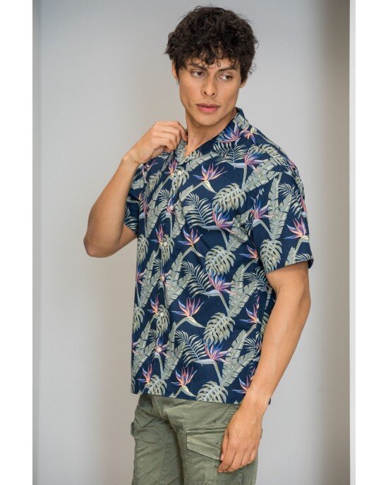 Πουκάμισο Jack n Jones Μπλε Πουκάμισο Jack n Jones Μπλε