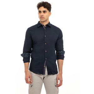 Πουκάμισο Jack n Jones μπλε Πουκάμισο Jack n Jones μπλε