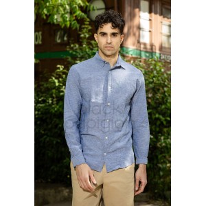 Πουκάμισο Jack n Jones μπλε