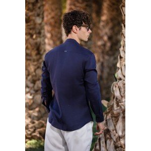 Πουκάμισο Vittorio μπλε Πουκάμισο Vittorio μπλε