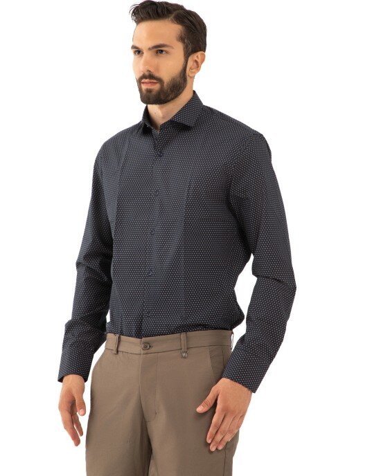 Πουκάμισο Vittorio μπλε SLIM FIT