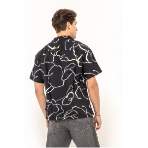 Πουκάμισο Jack n Jones μπλέ σκούρο