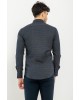 Πουκάμισο Dash n Dot μπλε SLIM FIT