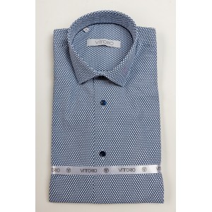 Πουκάμισο Vittorio μπλε