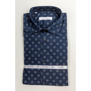 Πουκάμισο Vittorio μπλε