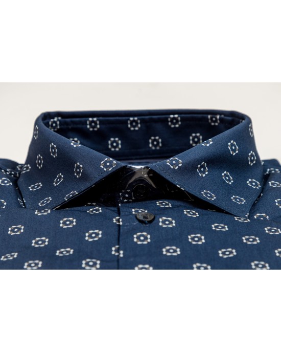 Πουκάμισο Vittorio μπλε SLIM FIT