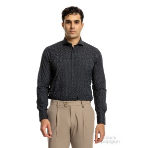 Πουκάμισο Tessuti μπλέ Πουκάμισο Tessuti μπλέ