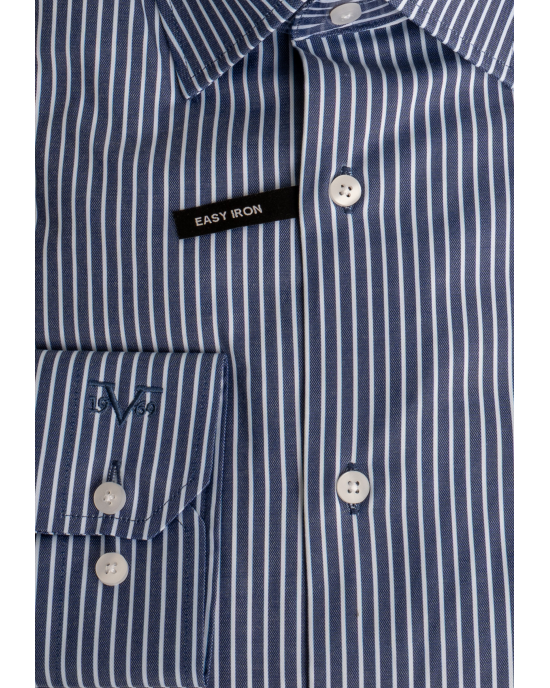 Πουκάμισο 19V69 Italia Versace Abbigliamento μπλε SLIM FIT