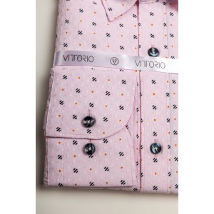 Πουκάμισο Vittorio ροζ
