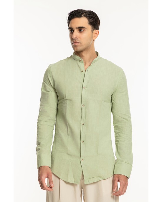 Πουκάμισο Vittorio φυστικί SLIM FIT