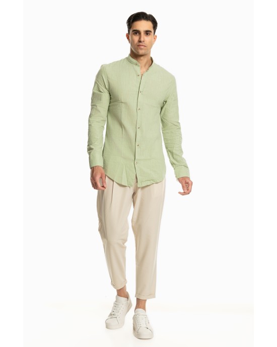 Πουκάμισο Vittorio φυστικί SLIM FIT