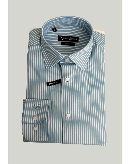 Πουκάμισο 19V69 Italia Versace Abbigliamento πράσινο SLIM FIT