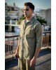 Πουκάμισο Vittorio χακί Πουκάμισο Vittorio χακί