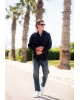 Πουκάμισο Karl Lagerfeld μαύρο SLIM FIT