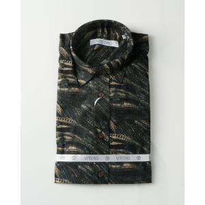 Πουκάμισο Vittorio μαύρο Πουκάμισο Vittorio μαύρο