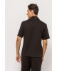 Πουκάμισο Vittorio Bareno μαύρο SLIM FIT