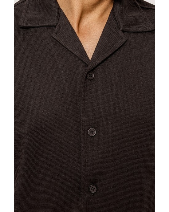 Πουκάμισο Vittorio Bareno μαύρο SLIM FIT