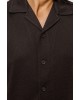 Πουκάμισο Vittorio Bareno μαύρο SLIM FIT