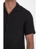 Πουκάμισο Vittorio μαύρο SLIM FIT