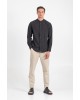 Πουκάμισο Vittorio μαύρο SLIM FIT