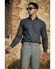 Πουκάμισο Tessuti μαύρο SLIM FIT Πουκάμισο Tessuti μαύρο SLIM FIT