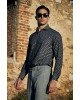 Πουκάμισο Tessuti μαύρο SLIM FIT Πουκάμισο Tessuti μαύρο SLIM FIT