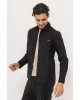 Πουκάμισο Calvin Klein μαύρο SLIM FIT