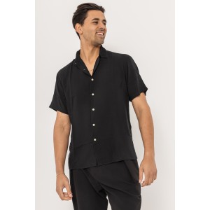 Πουκάμισο Jack n Jones μαύρο