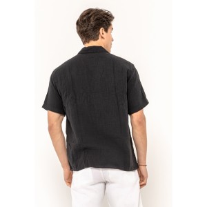 Πουκάμισο Jack n Jones μαύρο