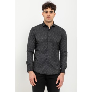 Πουκάμισο Dash n Dot μαύρο
