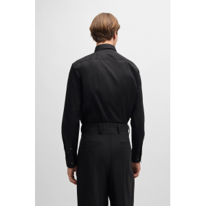 Πουκάμισο Hugo μαύρο Πουκάμισο Hugo μαύρο