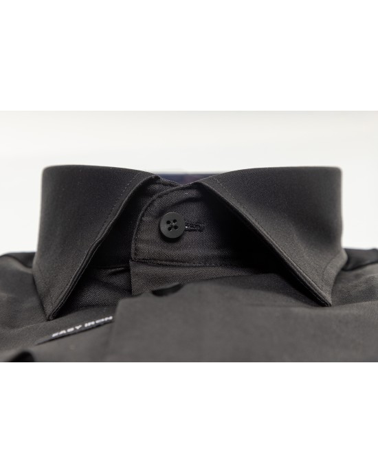 Πουκάμισο 19V69 Italia Versace Abbigliamento μαύρο SLIM FIT