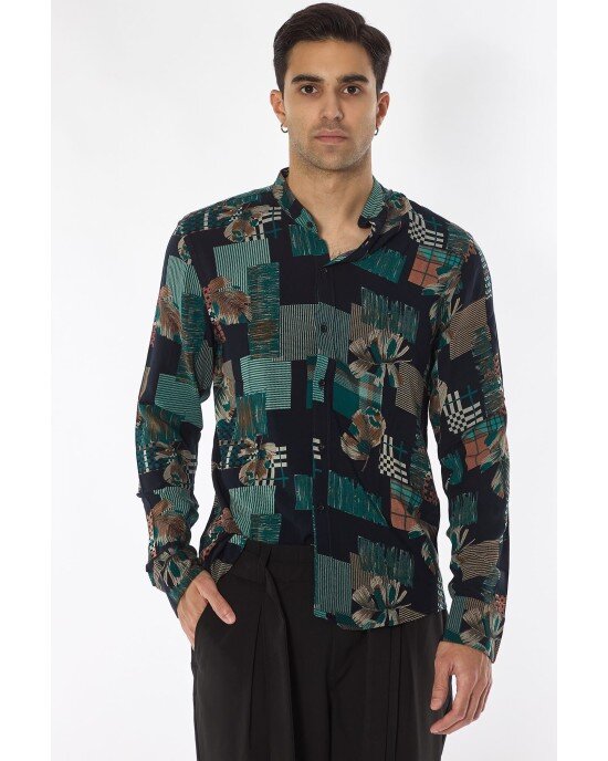 Πουκάμισο Vittorio Μαύρο SLIM FIT