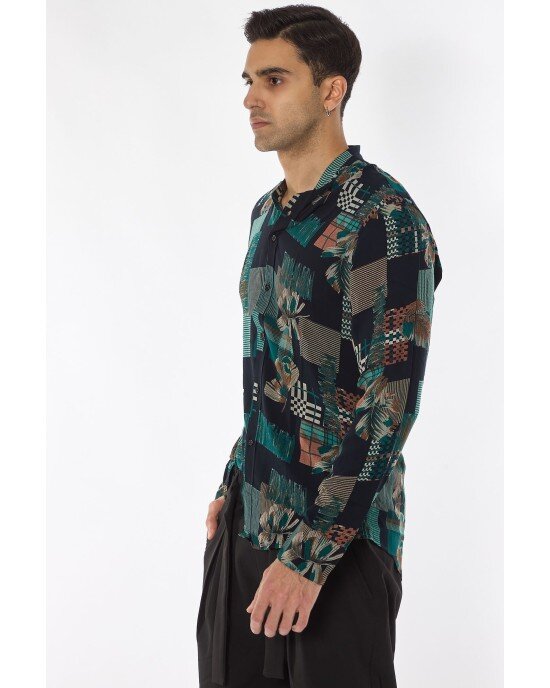 Πουκάμισο Vittorio Μαύρο SLIM FIT