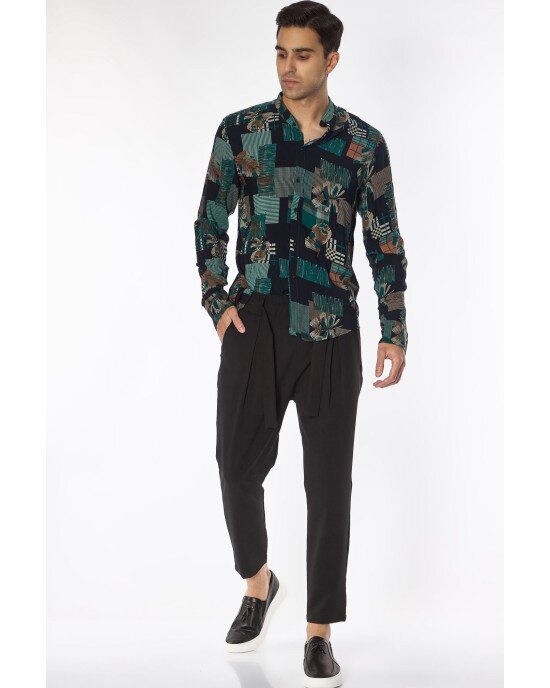 Πουκάμισο Vittorio Μαύρο SLIM FIT