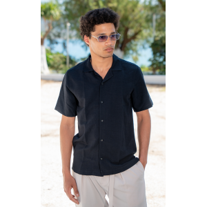 Πουκάμισο 19V69 Italia Versace Abbigliamento μαύρο