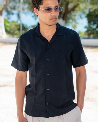 Πουκάμισο 19V69 Italia Versace Abbigliamento μαύρο