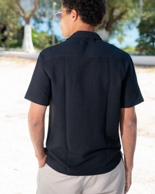 Πουκάμισο 19V69 Italia Versace Abbigliamento μαύρο