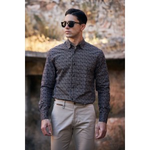 Πουκάμισο Vittorio μαύρο