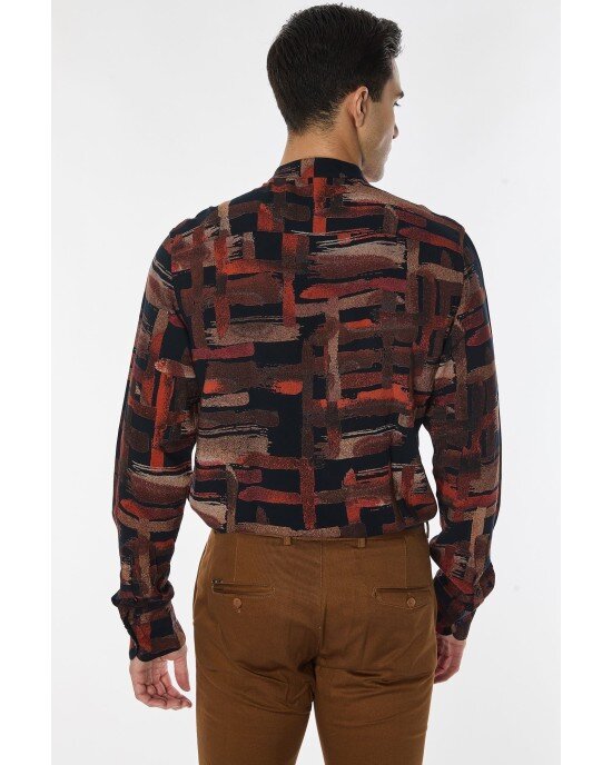 Πουκάμισο Vittorio Μαύρο SLIM FIT Πουκάμισο Vittorio Μαύρο SLIM FIT