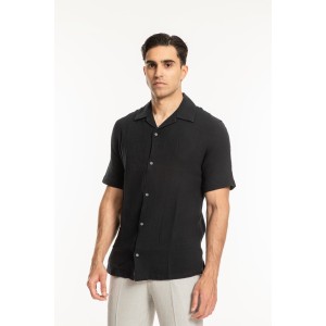 Πουκάμισο Vittorio μαύρο