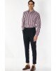 Πουκάμισο Vittorio μωβ SLIM FIT