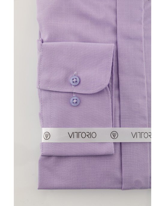 Πουκάμισο Vittorio λιλά SLIM FIT