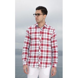 Πουκάμισο DOMENICO DELL ACQUA σε άσπρο χρώμα