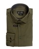 Πουκάμισο 19V69 Italia Versace Abbigliamento λαδί SLIM FIT