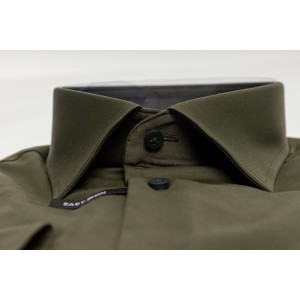 Πουκάμισο 19V69 Italia Versace Abbigliamento λαδί