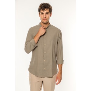 Πουκάμισο Vittorio λαδί